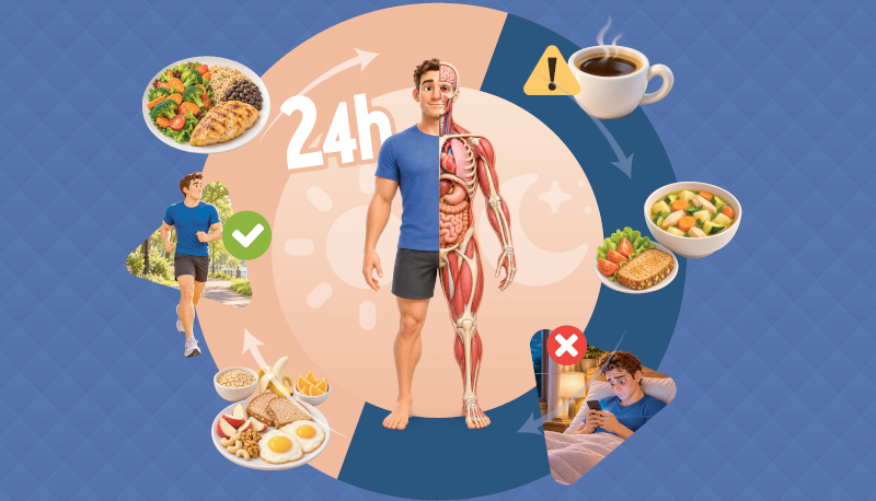 Imagem de capa - Como o corpo funciona nas 24 horas do dia?