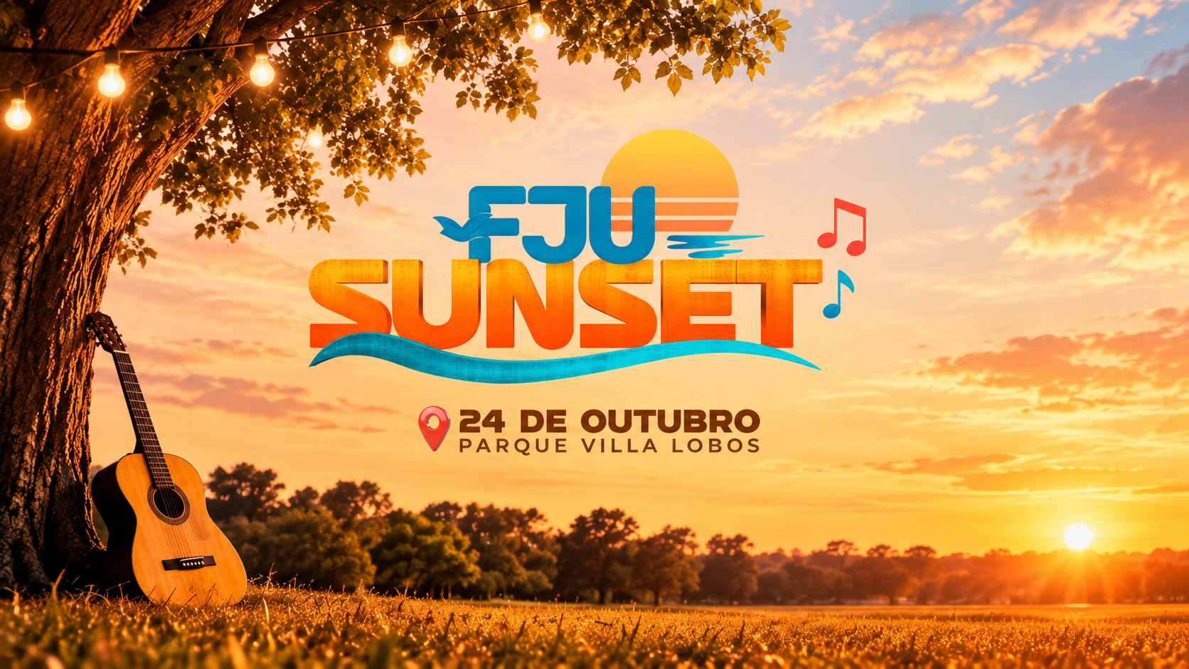 Imagem de capa - FJU Sunset deve reunir cerca de 10 mil pessoas no Parque Villa-Lobos, em SP
