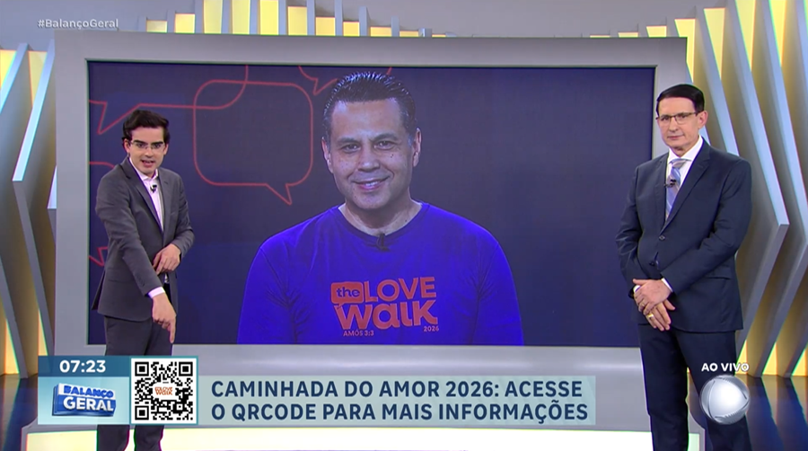 No Balanço Geral Manhã, Renato Cardoso detalha a Caminhada do Amor 2026