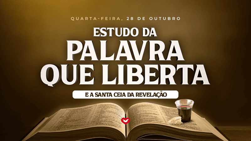 Imagem de capa - Santa Ceia da Revelação acontecerá nesta quarta-feira (28)