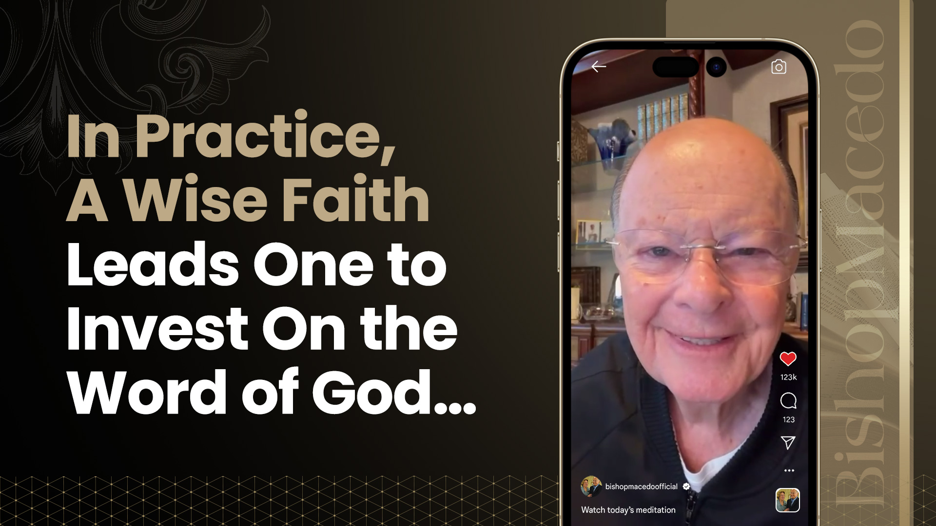 Imagem de capa - In Practice, A Wise Faith Leads One to Invest On the Word of God…