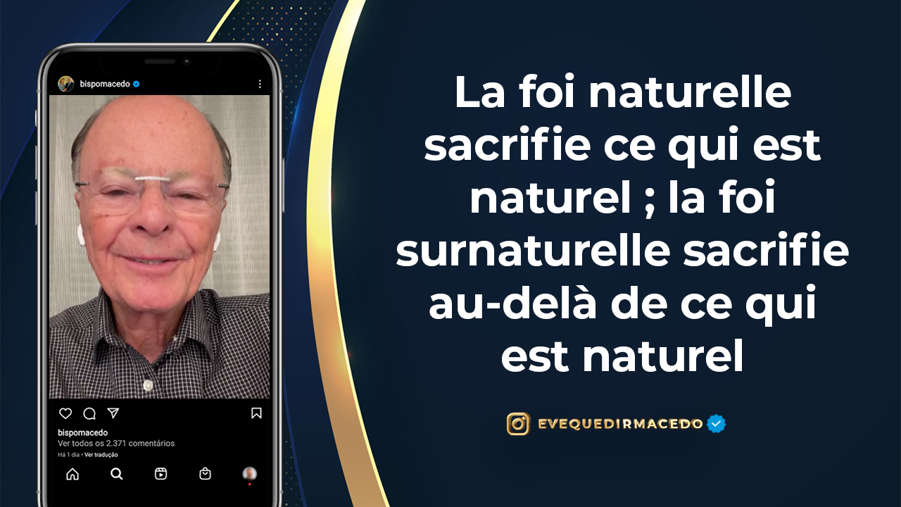 Youtube_178_La foi naturelle sacrifie ce qui est naturel