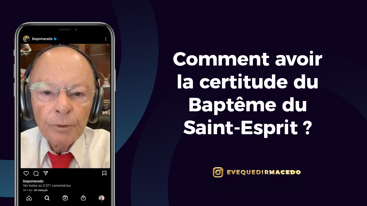 Imagem de capa - Comment avoir la certitude du baptême du Saint-Esprit?