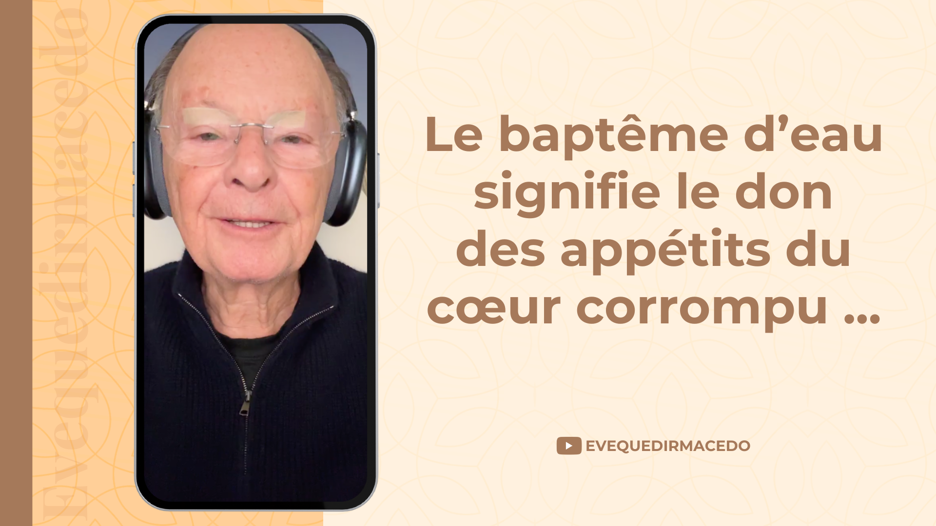 Imagem de capa - Le Baptême d’Eau signifie le don des appétits du cœur corrompu …