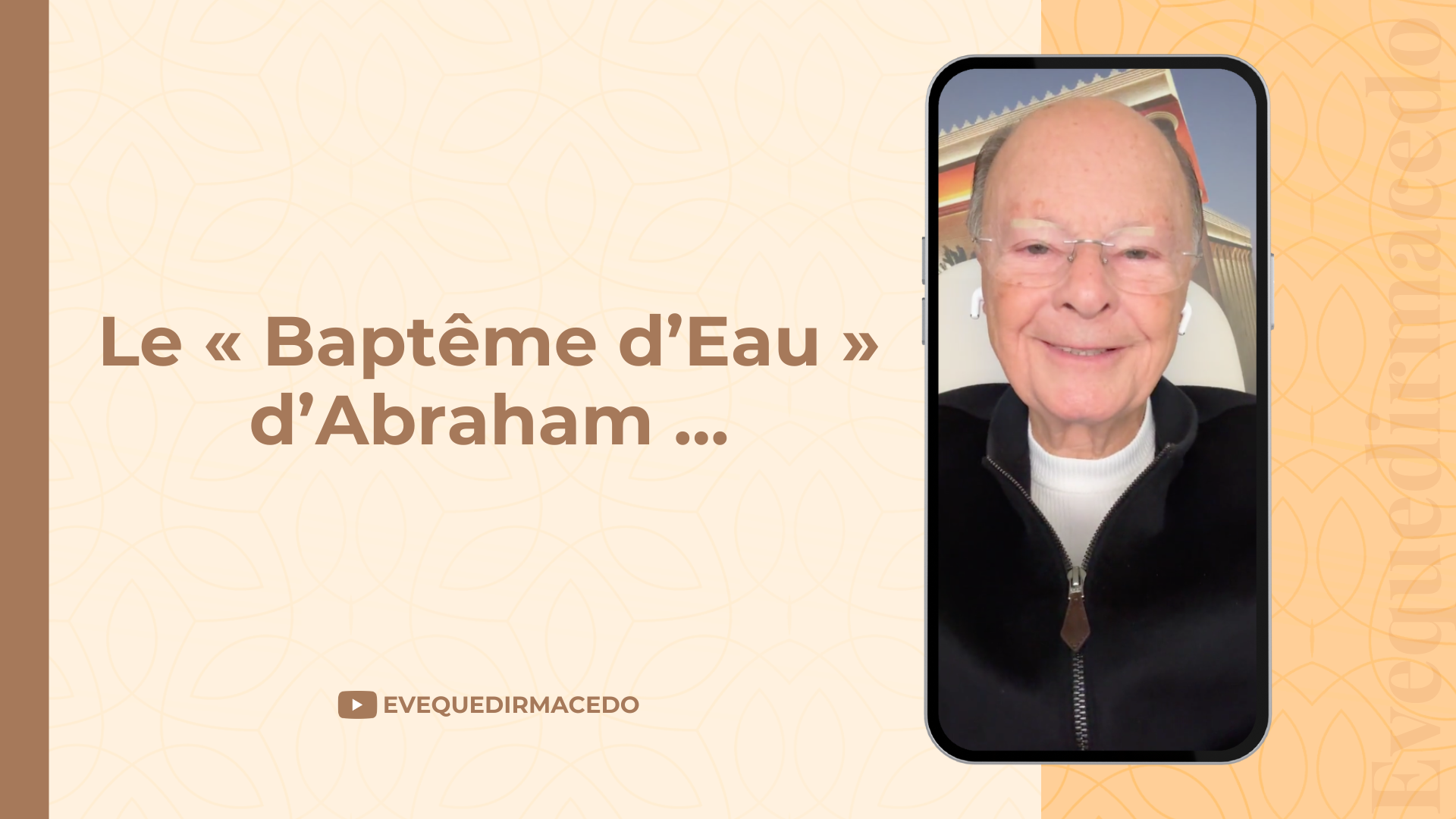 Imagem de capa - Le « Baptême d’Eau » d’Abraham …