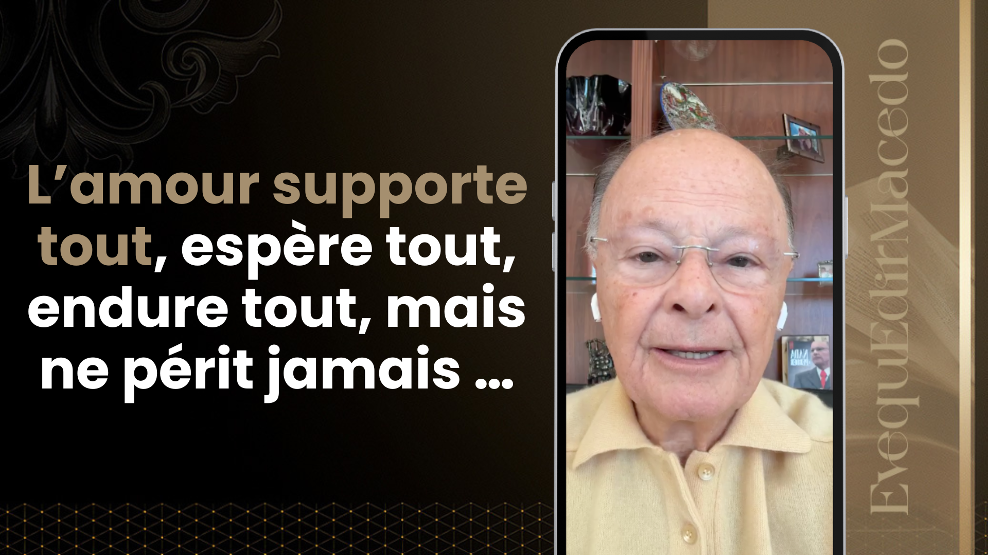 Imagem de capa - L’amour supporte tout, espère tout, endure tout, mais ne périt jamais …
