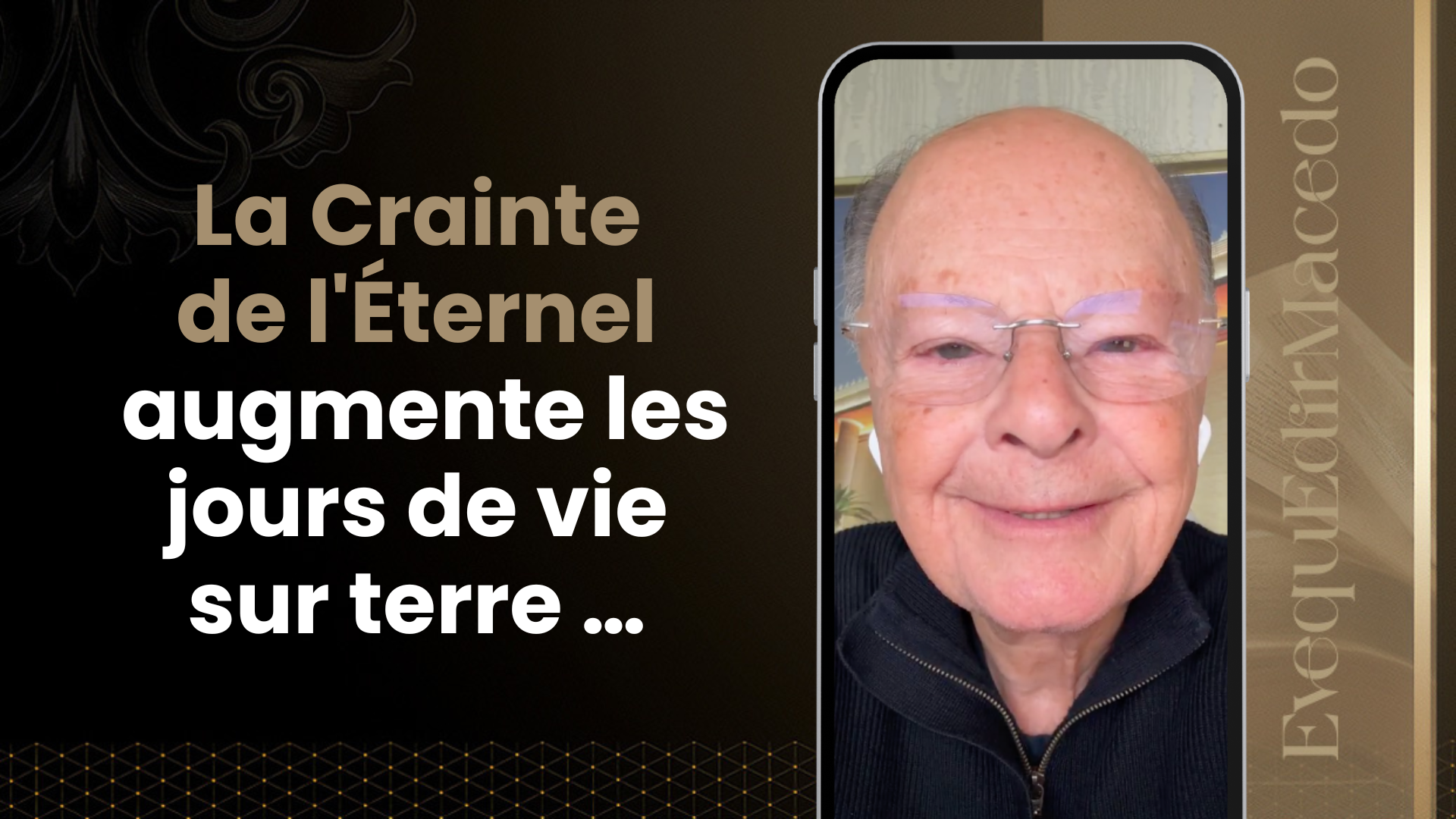 Imagem de capa - La crainte de l'Éternel augmente les jours de vie sur terre …
