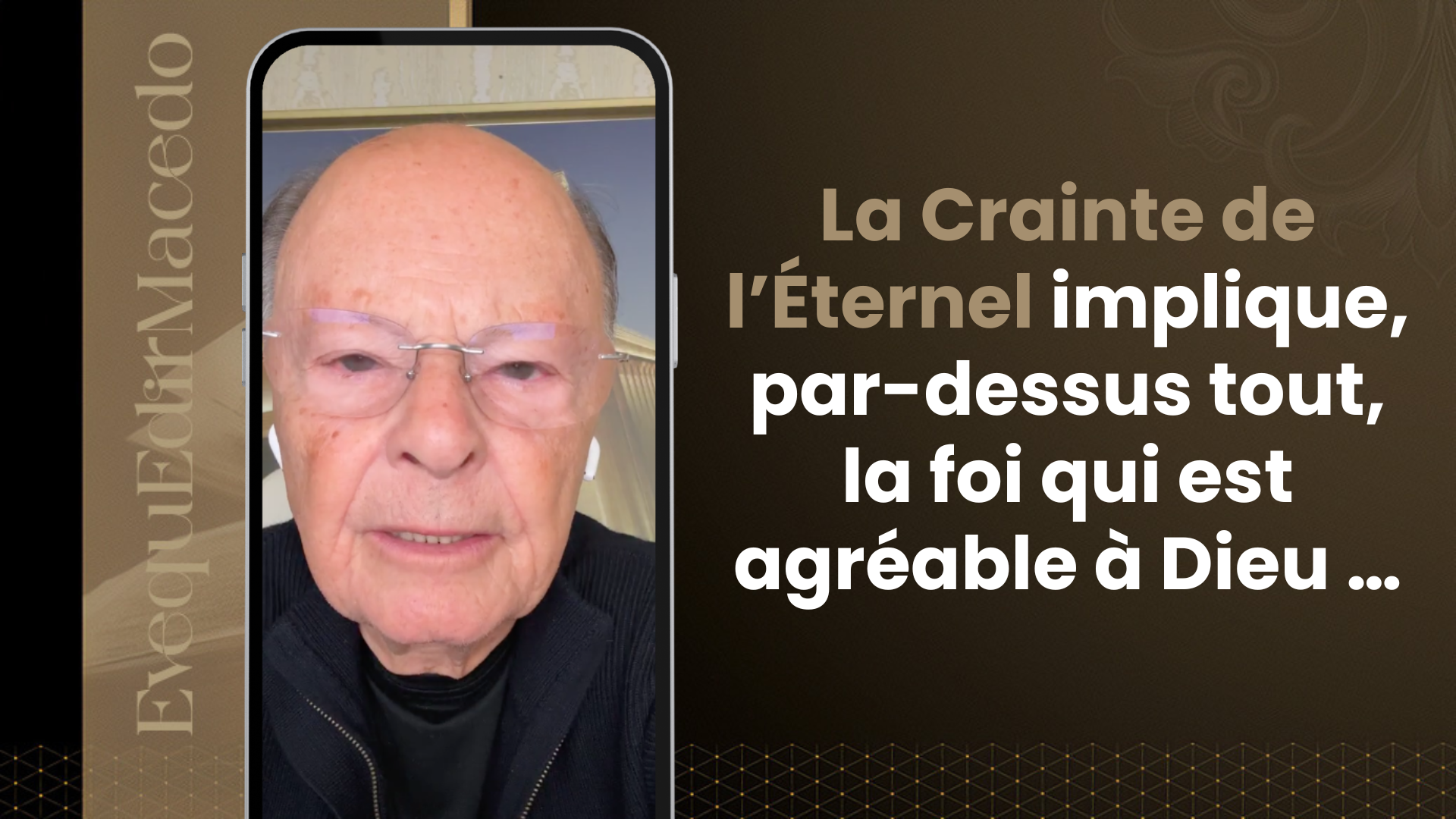 Imagem de capa - La crainte de l’Éternel implique, par-dessus tout, la foi qui est agréable à Dieu …