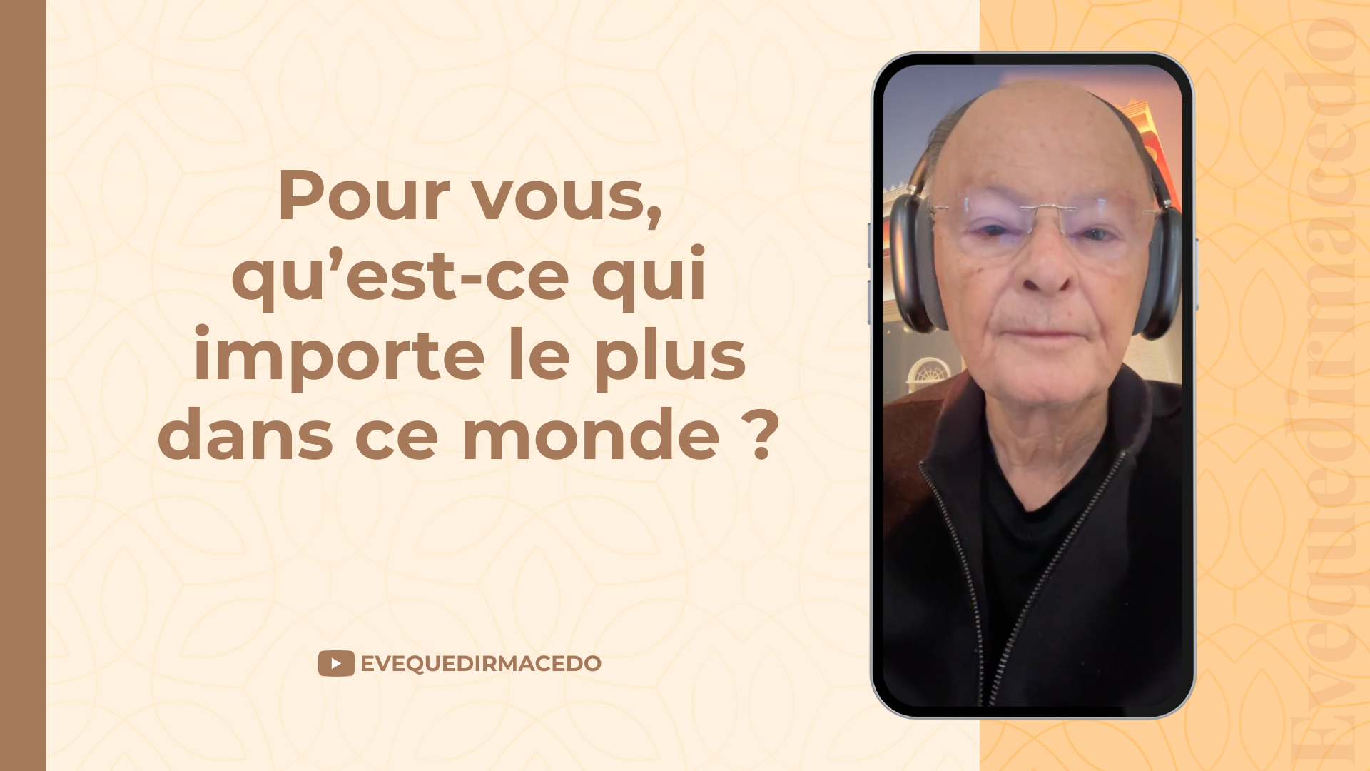 Imagem de capa - Pour vous, qu’est-ce qui importe le plus dans ce monde ?